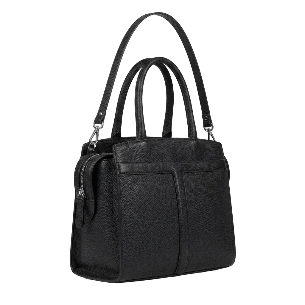 Elegant Trapeze Top Handle Bag
