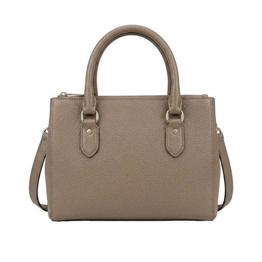 Classic Gray Elegant Satchel Bag