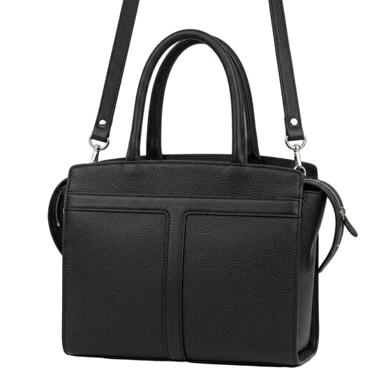 Elegant Trapeze Top Handle Bag